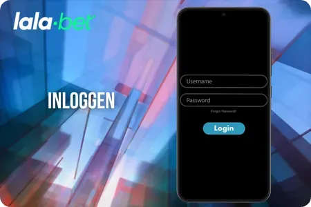 Inloggen bij Lalabet account is aangemaakt